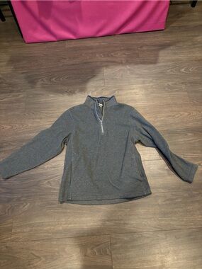 Old Navy Charcoal Gray Half-Zip Fleece Pullover